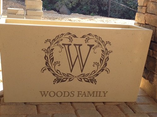 Woods Family Custom Die Cut Vinyl Stencils
