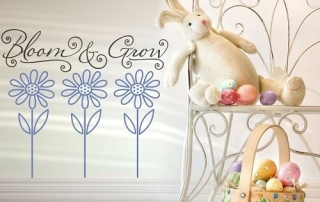 Easter and Spring Custom Removable Vinyl Wall Stencils, Stickers, Decals and Lettering