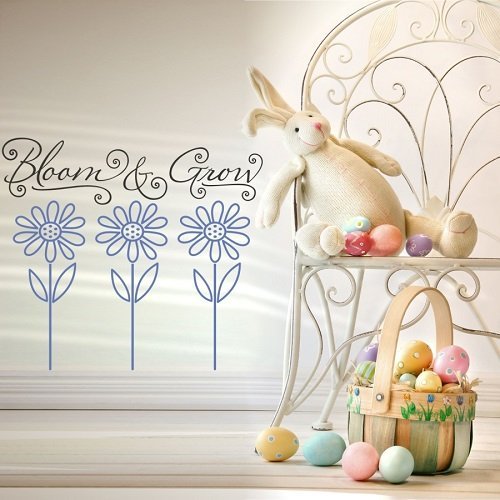 Easter and Spring Custom Removable Vinyl Wall Stencils, Stickers, Decals and Lettering