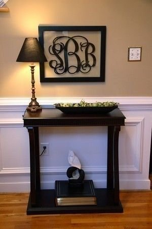 Personalized Wall Monograms Vinyl Lettering Foyer Example