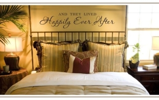 "And they lived happily ever after" - Love Wall Decal