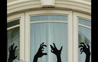 Zombie Witch Hands Halloween Vinyl Wall Window Decals 700x700