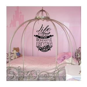 Life Itself Is A Most Wonderful Fairytale Hans Christian Anderson Quote Vinyl Wall Decal 700x700