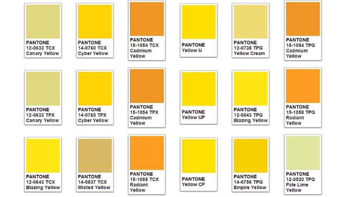 pale yellow color