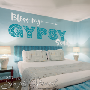 Bless My Gypsy Soul - Vinyl Wall Decals with a Bohemian Twist