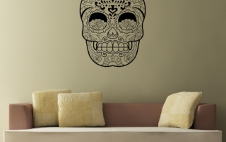 Sugar-Skull-Vinyl-Wall-Decal-For-Day-of-the-Dead-and-Halloween-Decorating-300x300