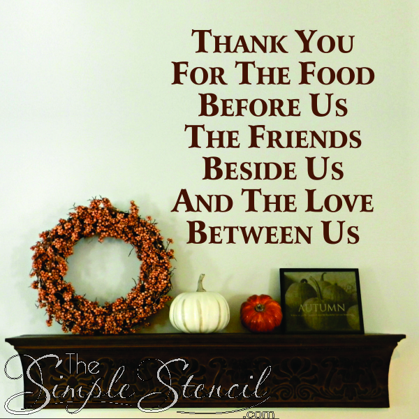 Let Your Gratitude Show - The Simple Stencil