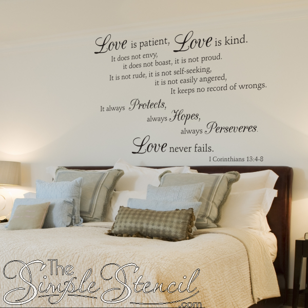 Love-Is-Patient-Wall-Decor-Simple-Stencil-Decals-For-Romantic-Holidays