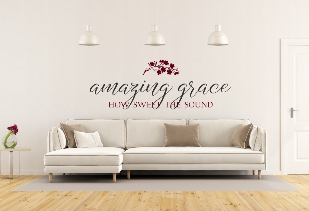Beautiful church wall decal designs to celebrate your faith at church or decorate your Christian home. Many sizes and colors to choose from!