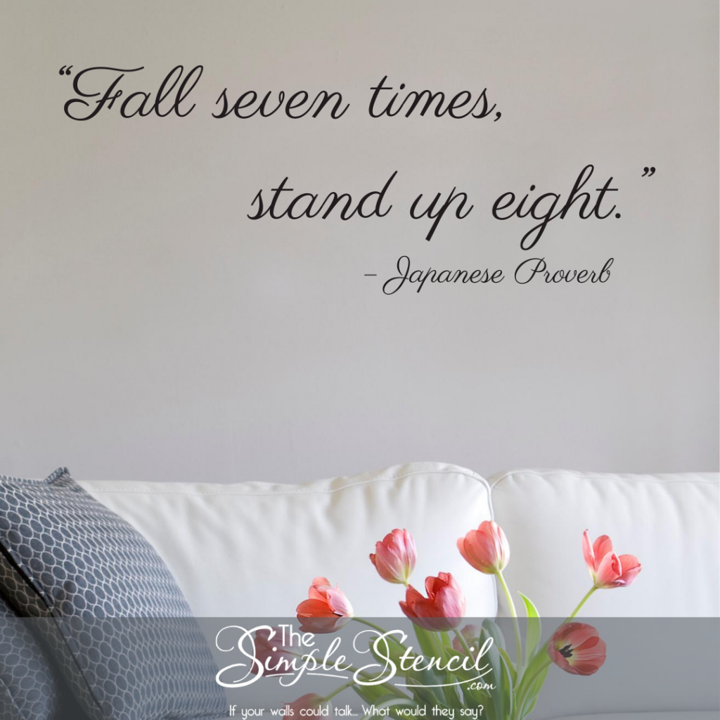 If your walls could talk, what would they say? 
Design an inspirational quote for your walls to look upon every day.