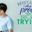 Mistakes are proof that you are trying school wall decal for positive learning environments in classrooms.