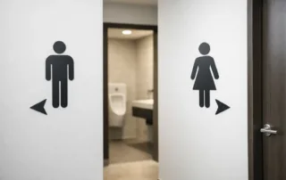 Restroom Wall Signs Vinyl That Looks Professional