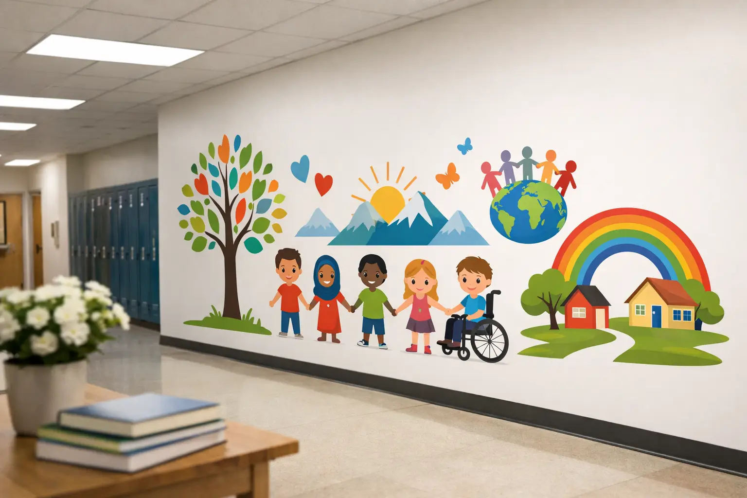 School Hallway Wall Decals That Build Belonging