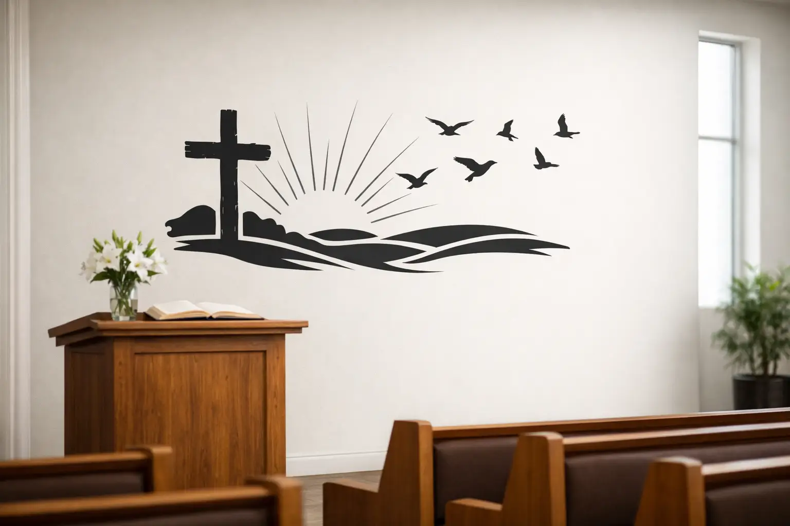 Scripture Wall Decals for Church Spaces