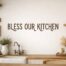 Bless this kitchen farmhouse wall decal by thesimplestencil.com